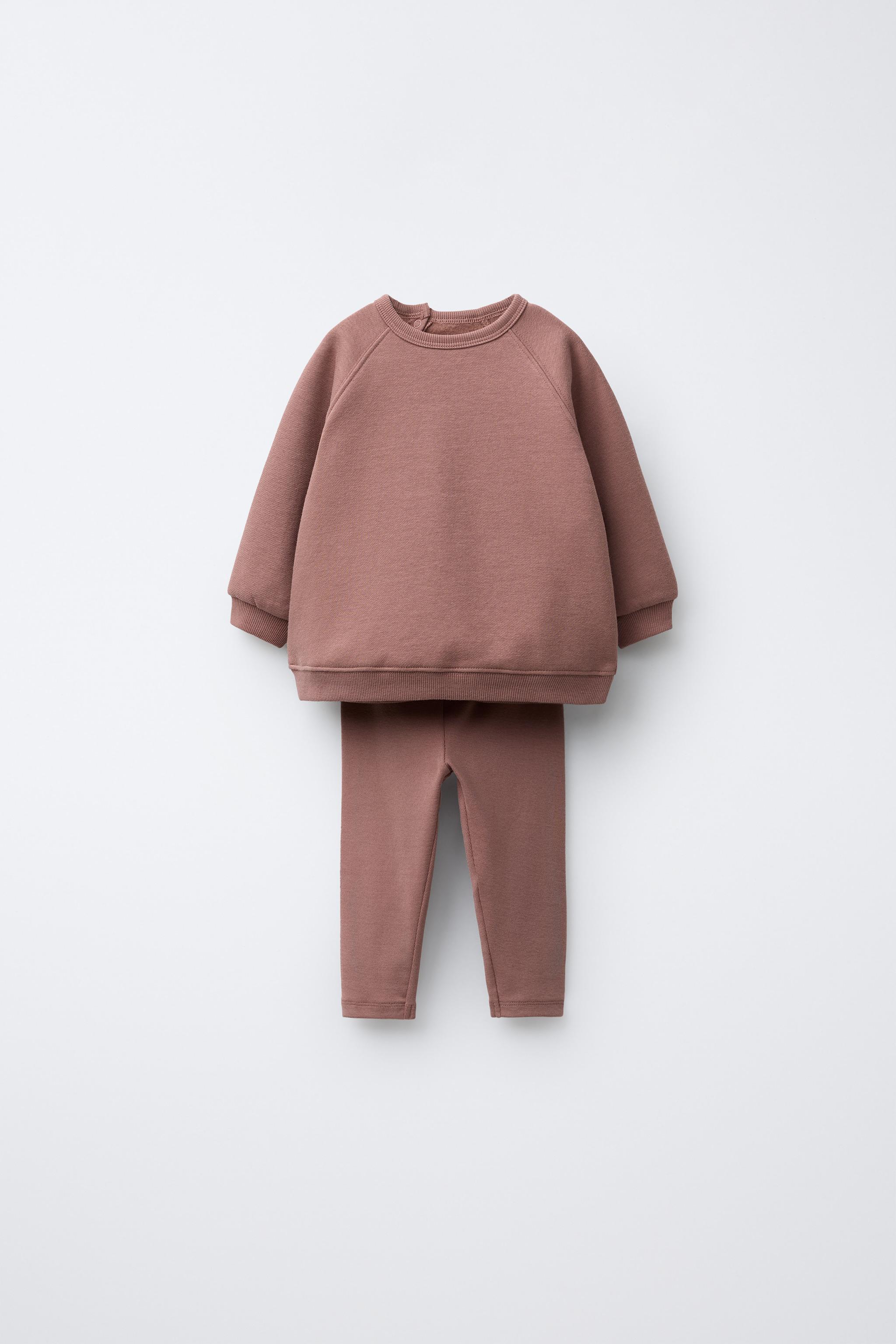 SWEATSHIRT AND PLAIN LEGGING SET